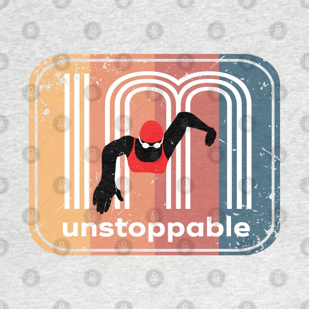 Retro IM unstoppable womens swimming 1 by atomguy